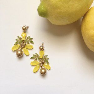 NEW J. Crew Lemon Tree Earrings
